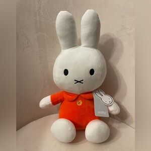 Miffy Plush Toy in White and Orange- NWT